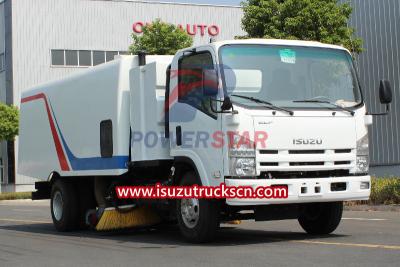 Isuzu NPR street sweeper vehicle
