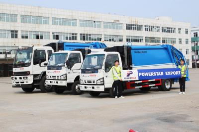 Customized ISUZU NKR rear loading garbage truck