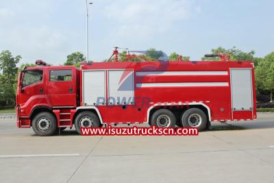 Isuzu GIGA water foam AFRR fire truck