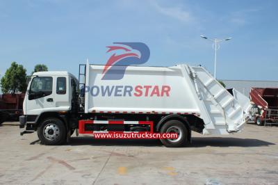 Official Isuzu FVR Hydraulic Refuse Compactor truck for sale