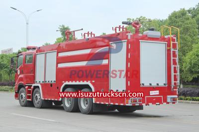 Isuzu GIGA water foam AFRR fire truck