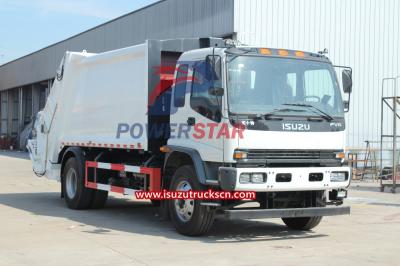 Official Isuzu FVR Hydraulic Refuse Compactor truck for sale