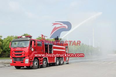 Isuzu GIGA water foam AFRR fire truck