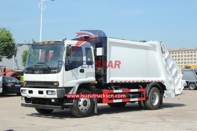 Official Isuzu FVR Hydraulic Refuse Compactor truck for sale