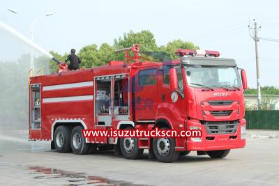 Isuzu GIGA water foam AFRR fire truck