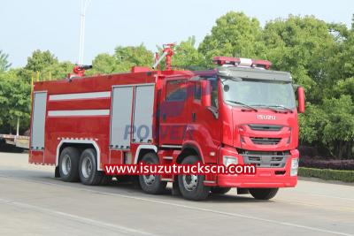 Isuzu GIGA water foam AFRR fire truck