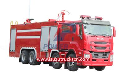 Isuzu GIGA water foam AFRR fire truck