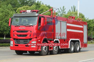 Isuzu GIGA water foam AFRR fire truck