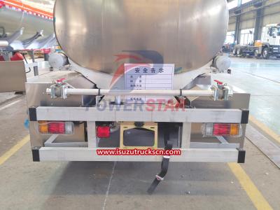 Aluminum alloy Right drive Mobile Fuel Dispenser Truck Isuzu NPR with M50C  flow meter