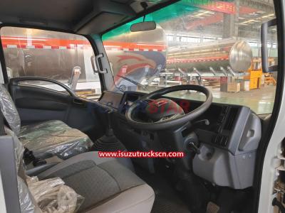 Aluminum alloy Right drive Mobile Fuel Dispenser Truck Isuzu NPR with M50C  flow meter