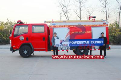 ISUZU NPR 4000 liters water tender