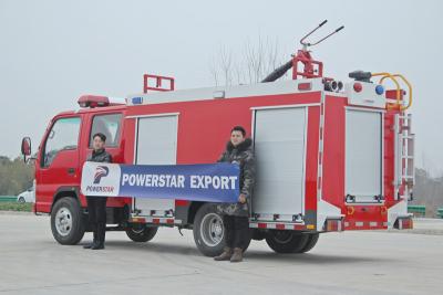 Isuzu mini 3cbm fire water foam tender trucks for sale