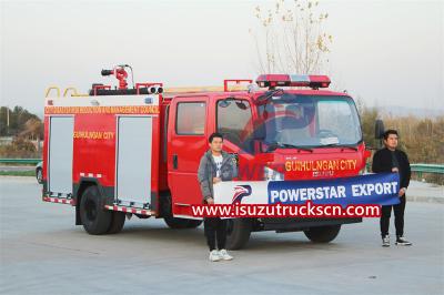 ISUZU NPR 4000 liters water tender