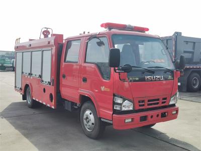 Isuzu 600P water tanker fire fighting truck