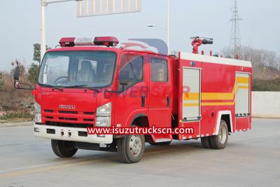 Isuzu NPR ELF 5cbm fire rescue command truck