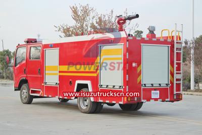 Isuzu NPR ELF 5cbm fire rescue command truck