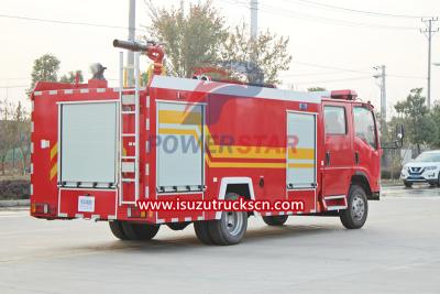Isuzu NPR ELF 5cbm fire rescue command truck