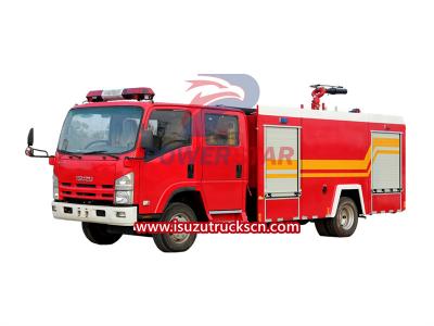 Isuzu NPR ELF 5cbm fire rescue command truck