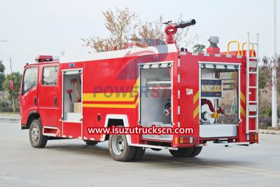 Isuzu NPR ELF 5cbm fire rescue command truck