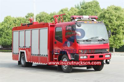 ISUZU FVR rescue pumper truck