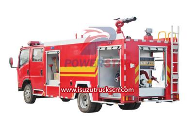Isuzu NPR ELF 5cbm fire rescue command truck