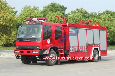 ISUZU FVR rescue pumper truck