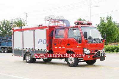 Isuzu NKR emergency lighting rescue fire fighting engine truck