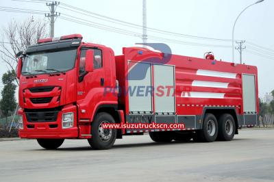 Foam Fire Truck Isuzu Giga for Syria market