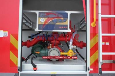 Foam Fire Truck Isuzu Giga for Syria market