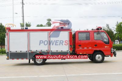 Isuzu NKR emergency lighting rescue fire fighting engine truck