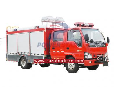Isuzu NKR emergency lighting rescue fire fighting engine truck