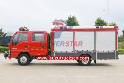 Isuzu NKR emergency lighting rescue fire fighting engine truck