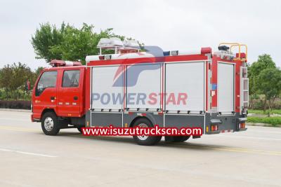 Isuzu NKR emergency lighting rescue fire fighting engine truck
