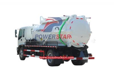 Isuzu FTR Septic tank truck with jurop pn106d for Algeria