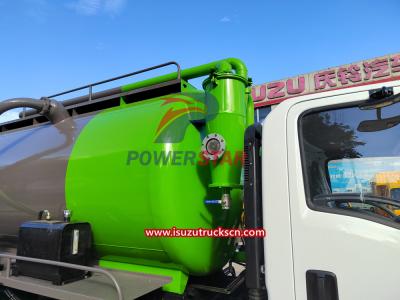 Sierra Leone Isuzu NPR chassis Sewage tanker with Jurop Moro Vacuum Pump