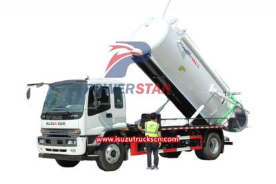 Isuzu FTR Septic tank truck with jurop pn106d for Algeria