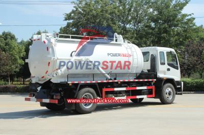 Isuzu FTR Septic tank truck with jurop pn106d for Algeria