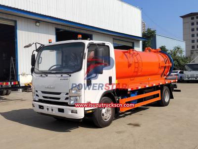 4KH1 Isuzu engine Sewage Pump Trucks