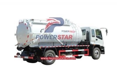 Isuzu FTR Septic tank truck with jurop pn106d for Algeria
