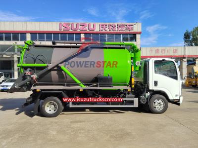 Sierra Leone Isuzu NPR chassis Sewage tanker with Jurop Moro Vacuum Pump