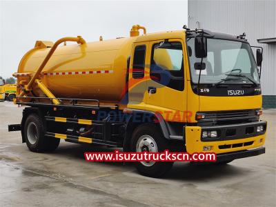 ISUZU FTR vacuum truck for sale