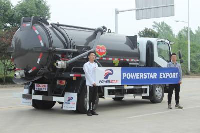 ISUZU NPR sewage tank truck