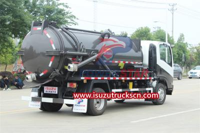 ISUZU NPR sewage tank truck