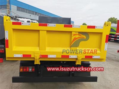 Isuzu 2ton mini rear dumper truck with factory direct sale