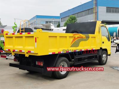 Isuzu 2ton mini rear dumper truck with factory direct sale
