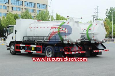 ISUZU NPR sewage pump truck for sale