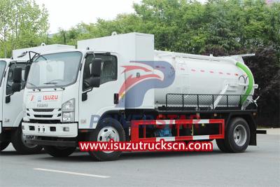 ISUZU NPR sewage pump truck for sale