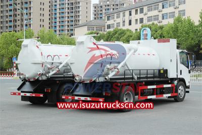 ISUZU NPR sewage pump truck for sale