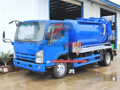 Industrial Isuzu Vacuum Services Truck MORO KAISER PM70A