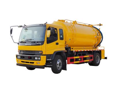 Isuzu truck mounted Combined sewer jetting and vacuum tanker